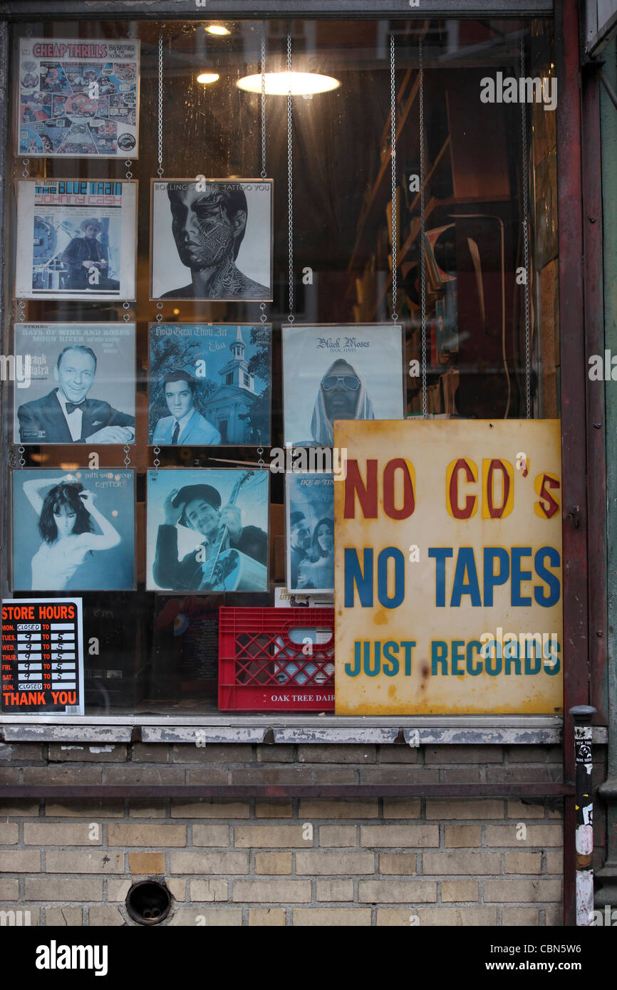 House of Oldies, Vinyl record shop, Greenwich Village, Manhattan, New