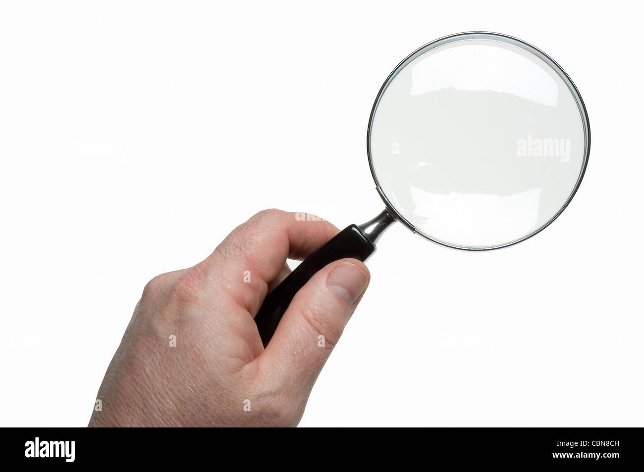 Convex lens use - Magnifying glass