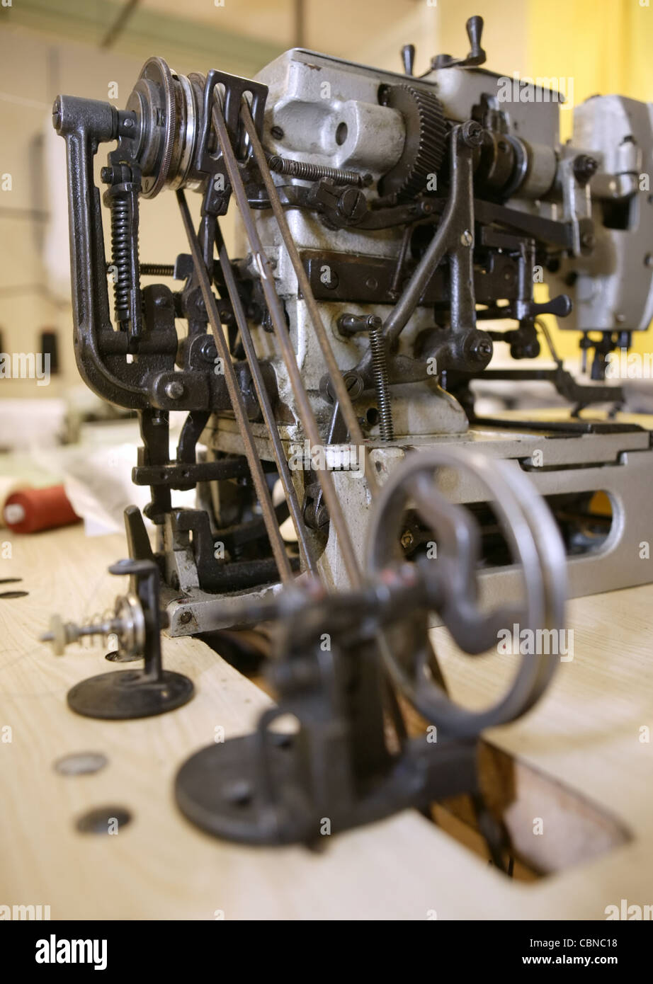Sewing machine - old Stock Photo