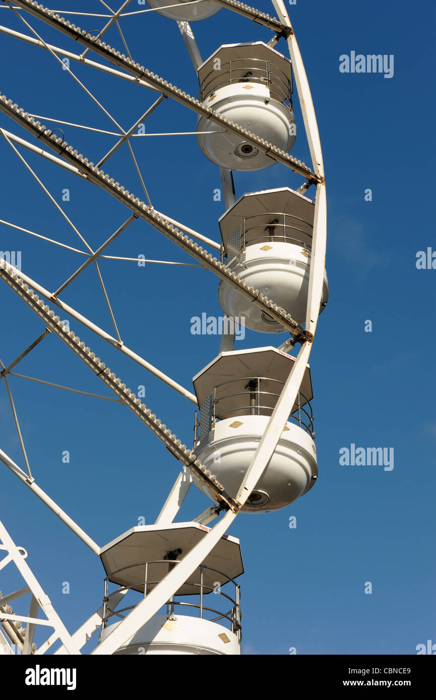 Fairground ferris wheel Stock Photo