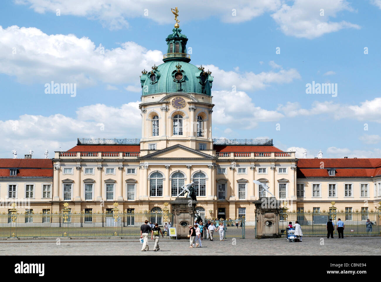 Charlottenburg Palace in Berlin. Stock Photo