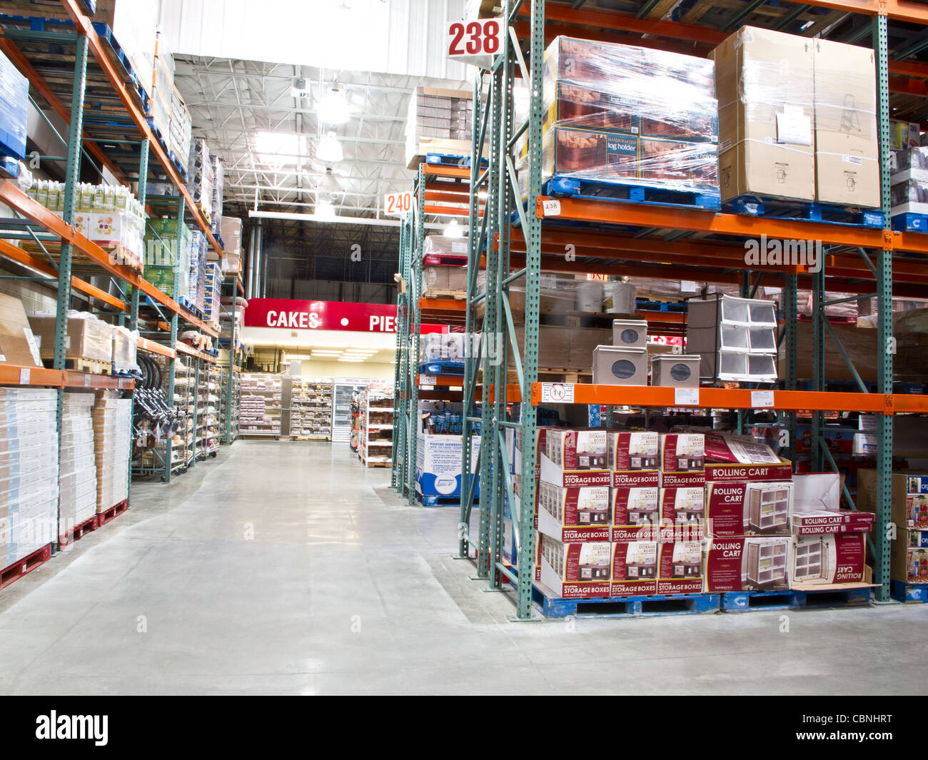Costco Wholesale Warehouse Store Stock Photo Alamy