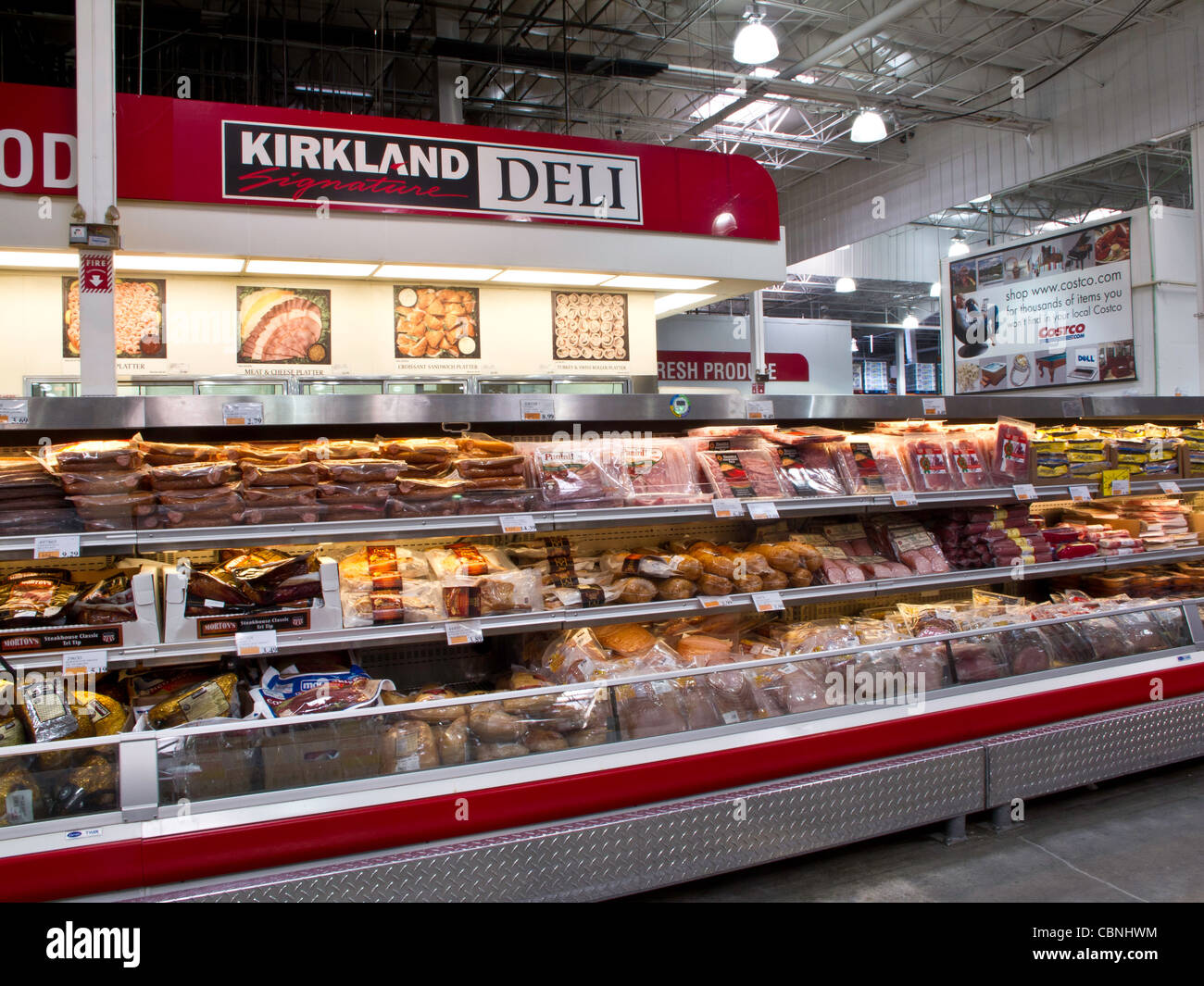 Costco Wholesale Warehouse Store in Massachusetts, USA Stock Photo