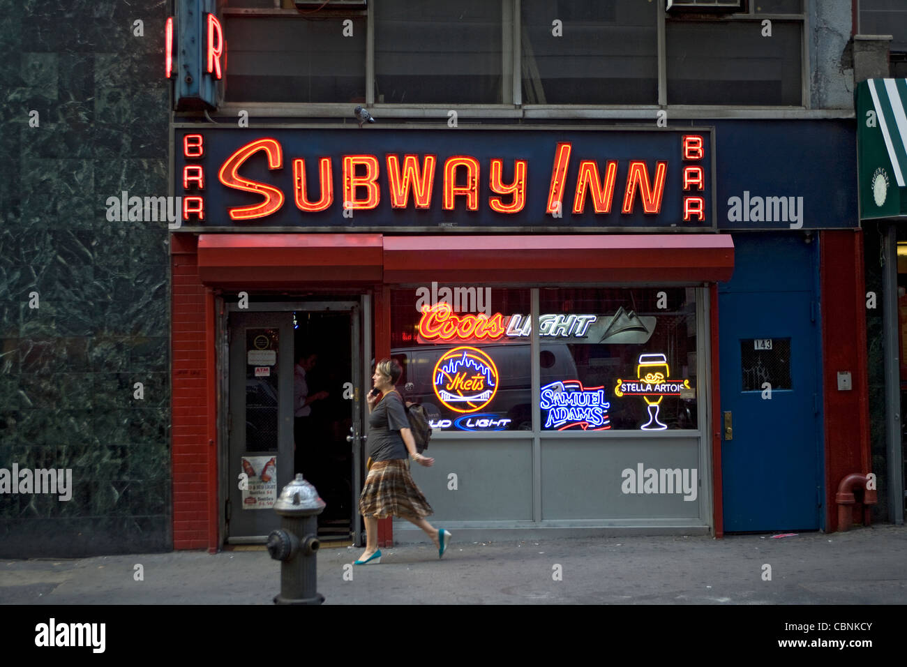 Famous old Subway Inn bar on 60th Street at Lexington Avenue in New York City Stock Photo