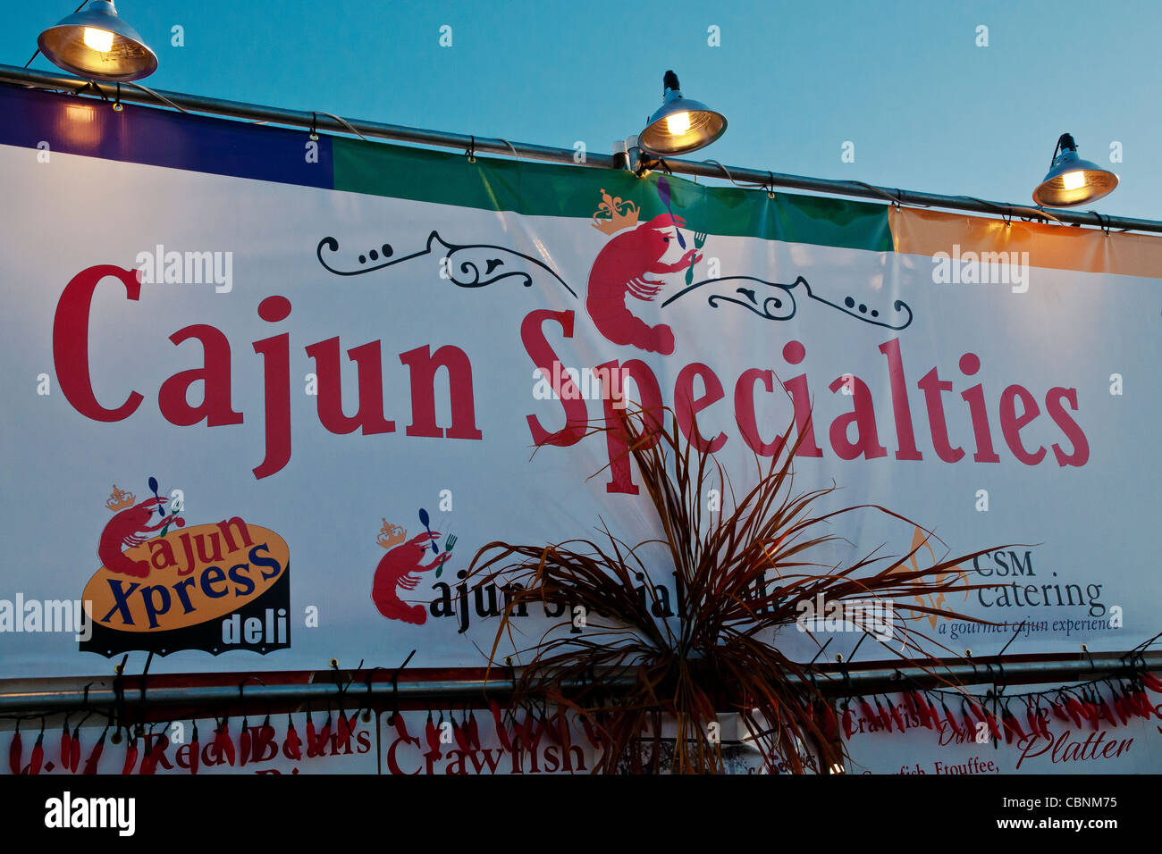 Food vendors at the Shrimp Festival in Gulf Shores, AL Stock Photo Alamy