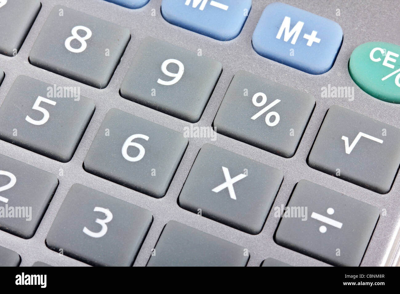 Button percents on calculator Stock Photo - Alamy