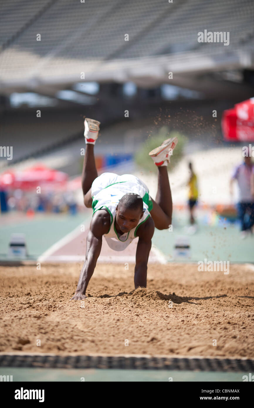 Olympic Long Jump Landing
