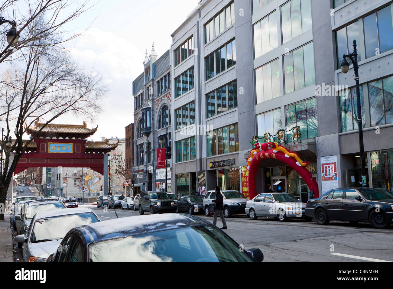 Front stores in Chinatown, Montreal, Canada Stock Photo Alamy