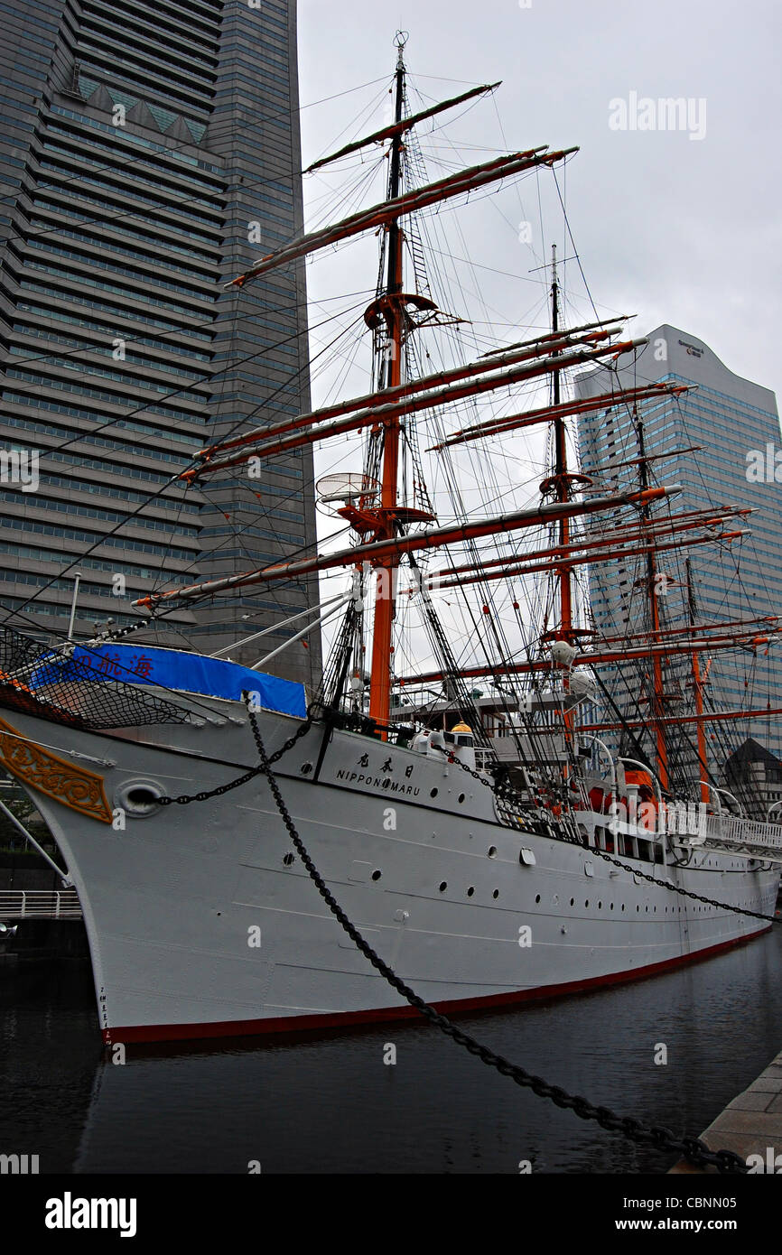 Nippon Maru Sailing Ship, Yokohama Maritime Museum, Japan Stock Photo Alamy