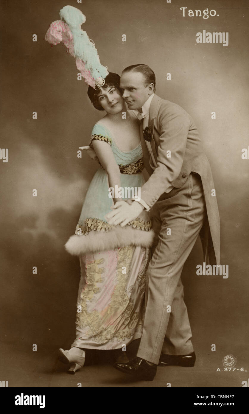 Old tango dance couple antique hires stock photography and images Alamy