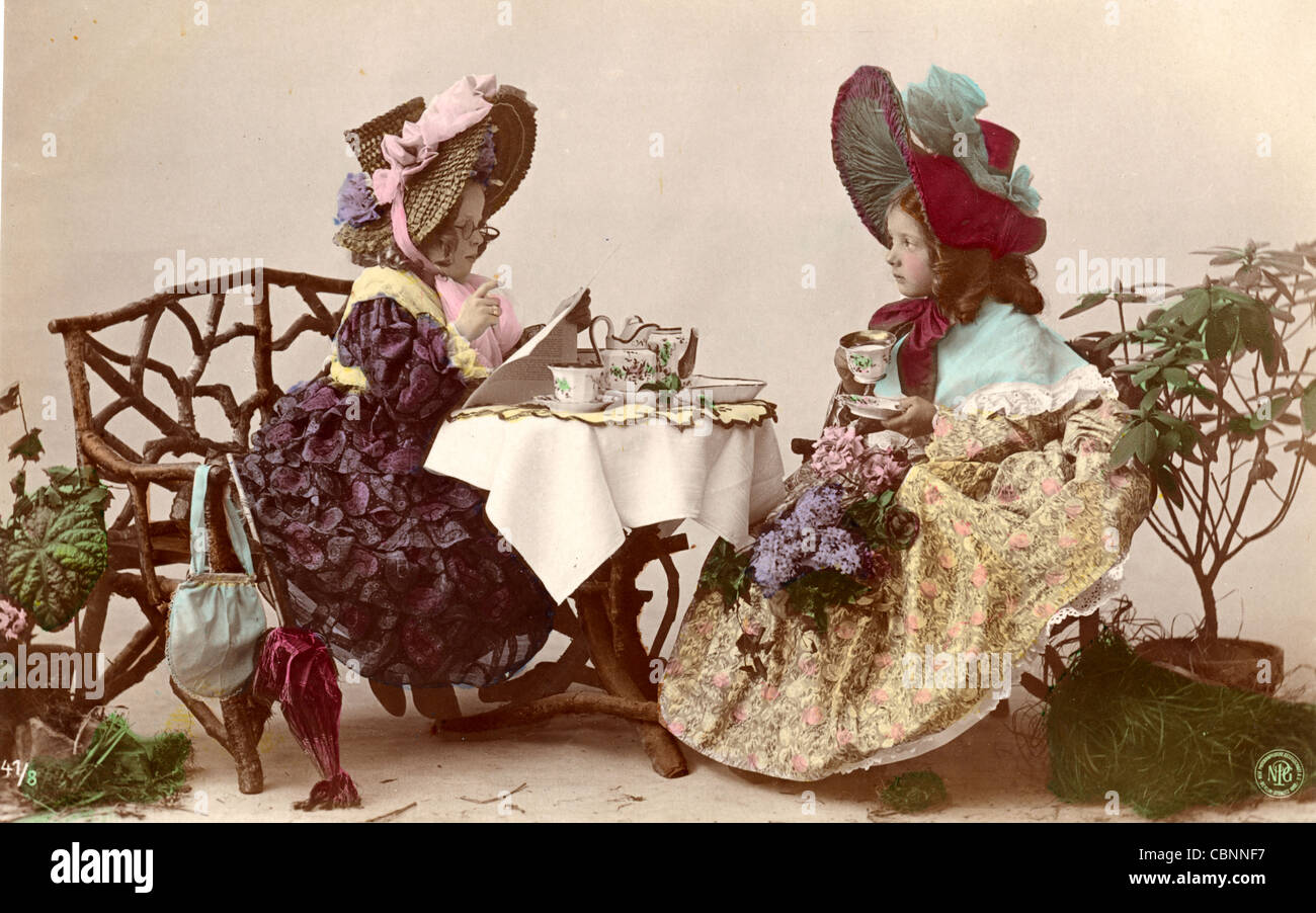 Victorian tea party hires stock photography and images Alamy