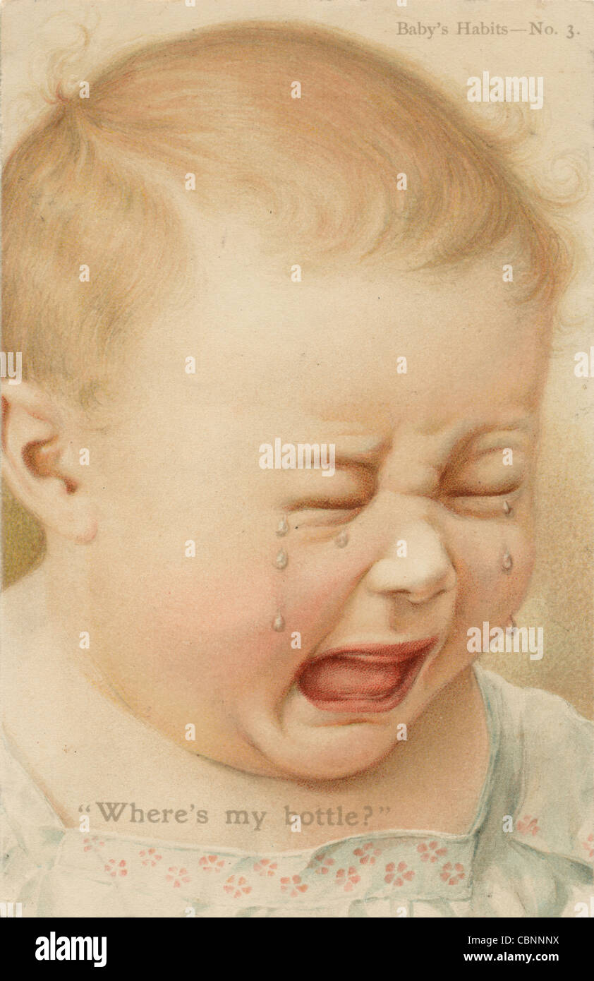 Crying Infant Stock Photo