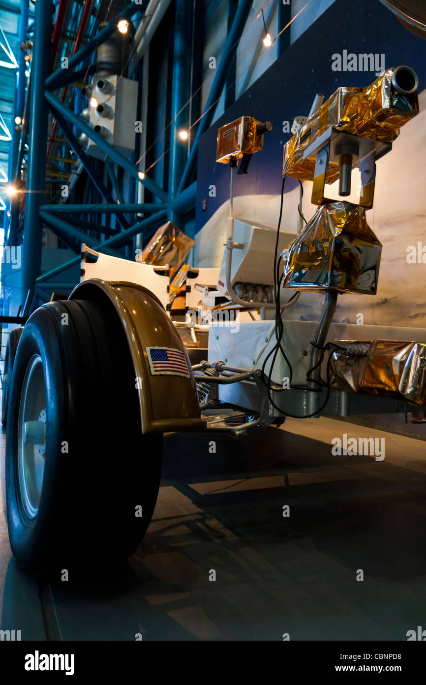 Camera and wheel on Apollo 14 lunal rover Stock Photo - Alamy