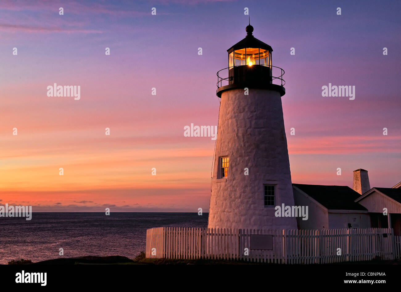 Pemaquid Point Light Station, Bristol, Maine, USA Stock Photo Alamy