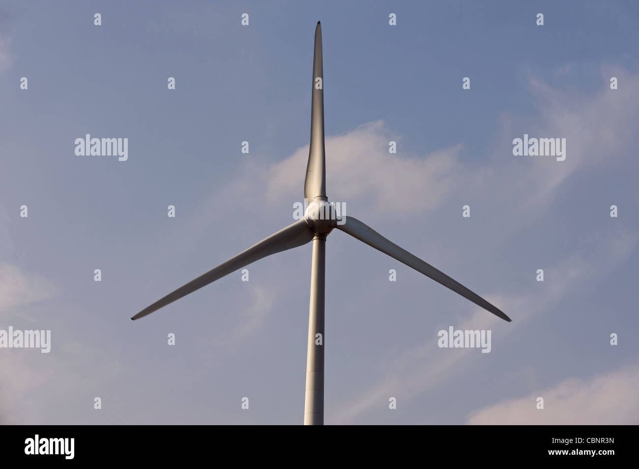 Enercon E-70 wind turbine, Holzhausen, Lower Saxony, Germany. Stock Photo