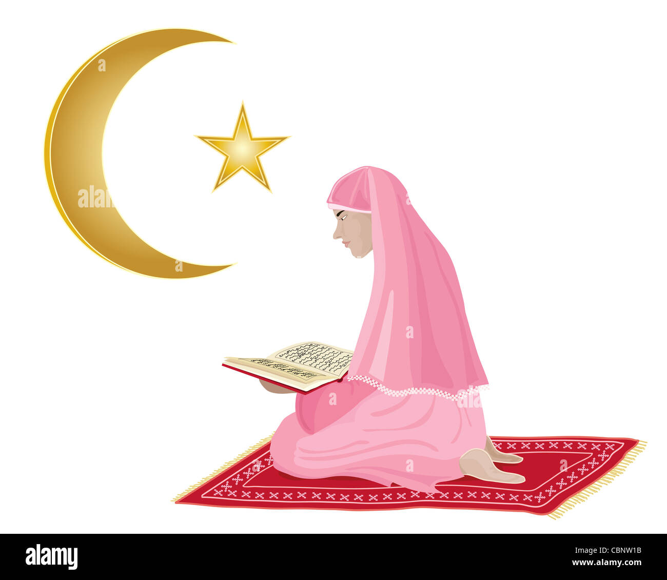 Islam Prayer Mat Cut Out Stock Images Pictures Alamy