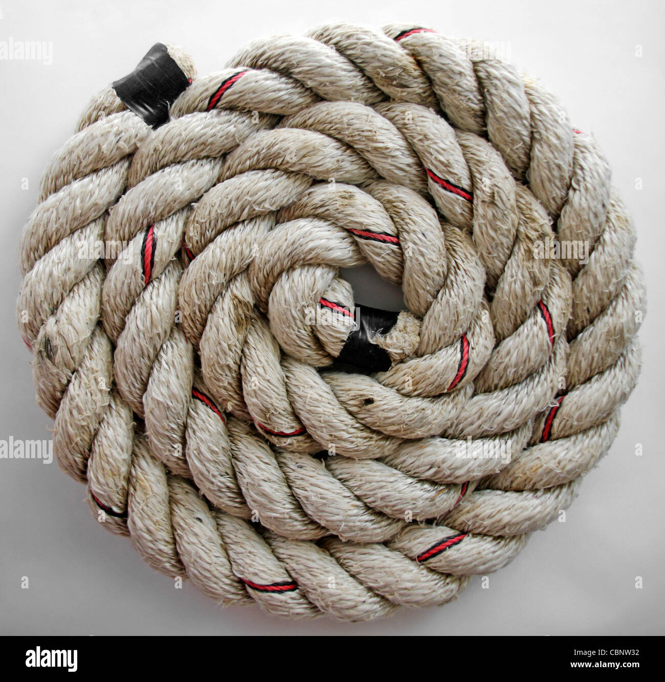 Thick rope white background hi-res stock photography and images - Alamy