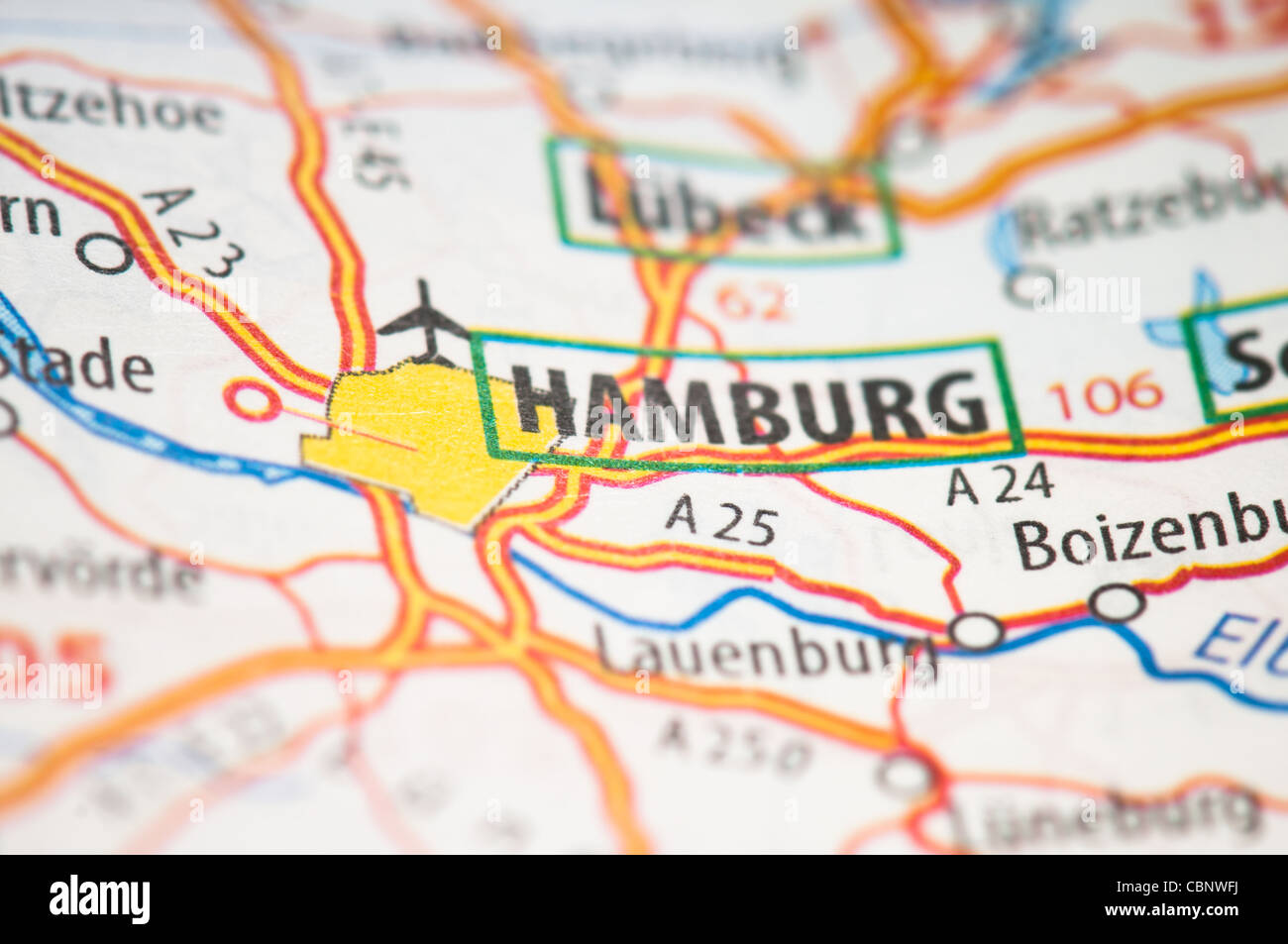 Hamburg germany world map on hi-res stock photography and images - Alamy