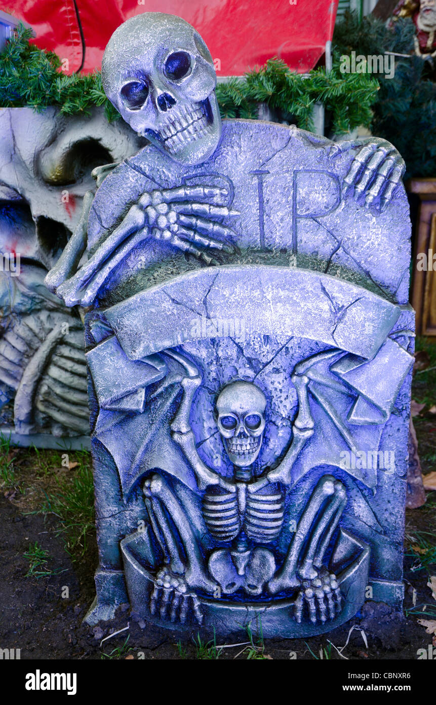 Death figure at Winter Wonderland in Hyde Park - London, England Stock Photo