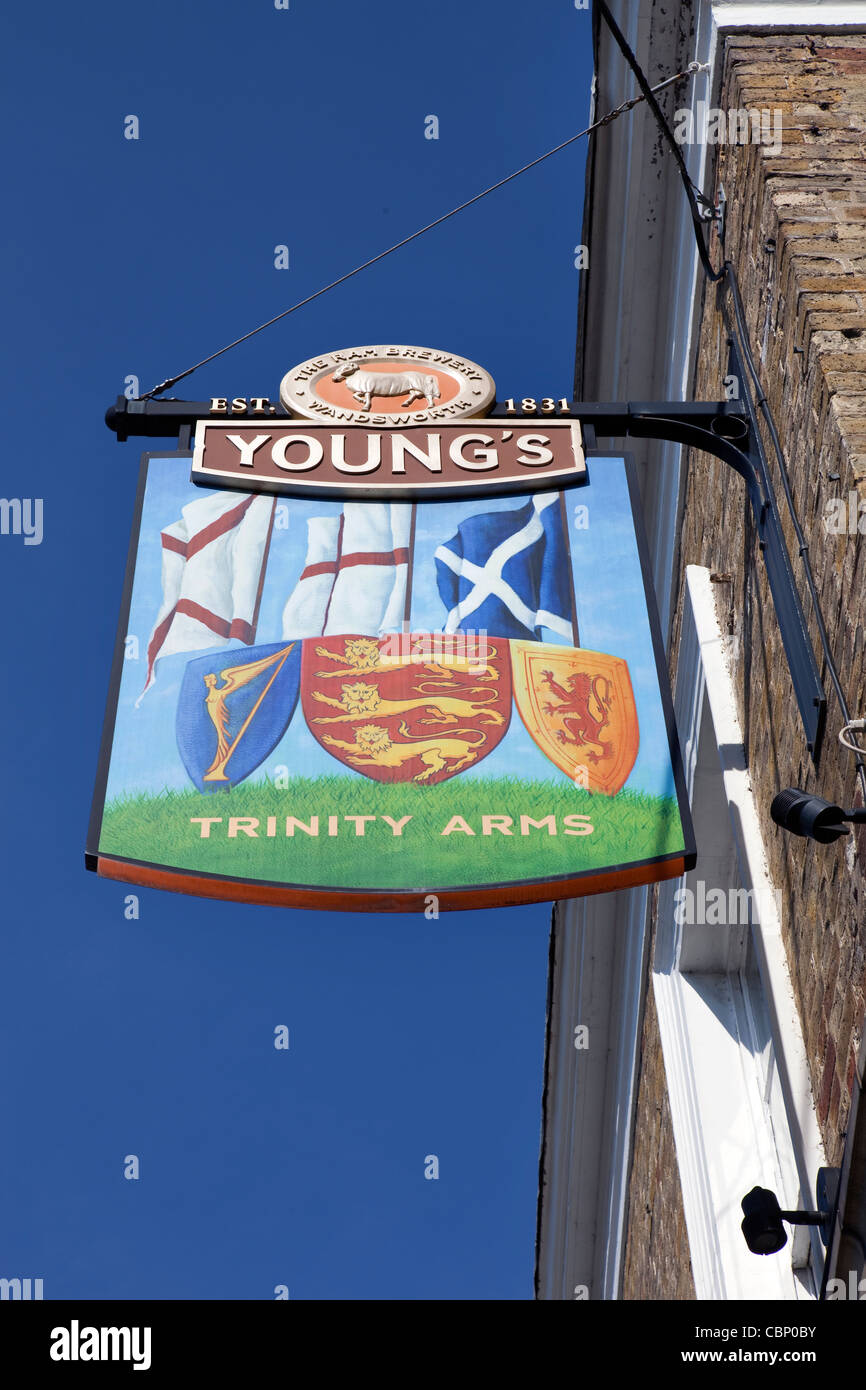 Trinity arms, public house in Brixton, London Stock Photo