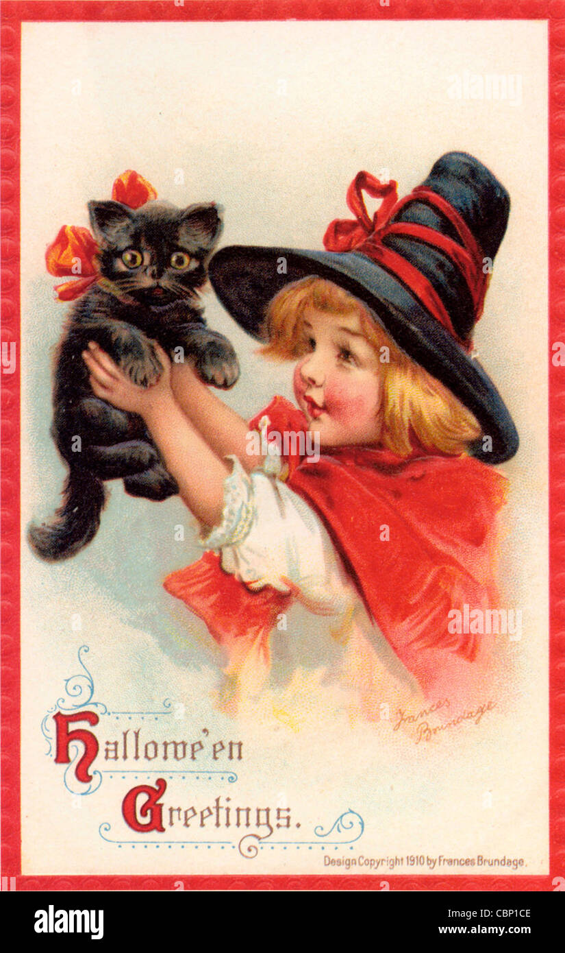 Illustration of a cute little girl with a cat. Artist girl begins to paint  pencils in album. character design. Girl and Cat are going to paint Stock  Photo - Alamy