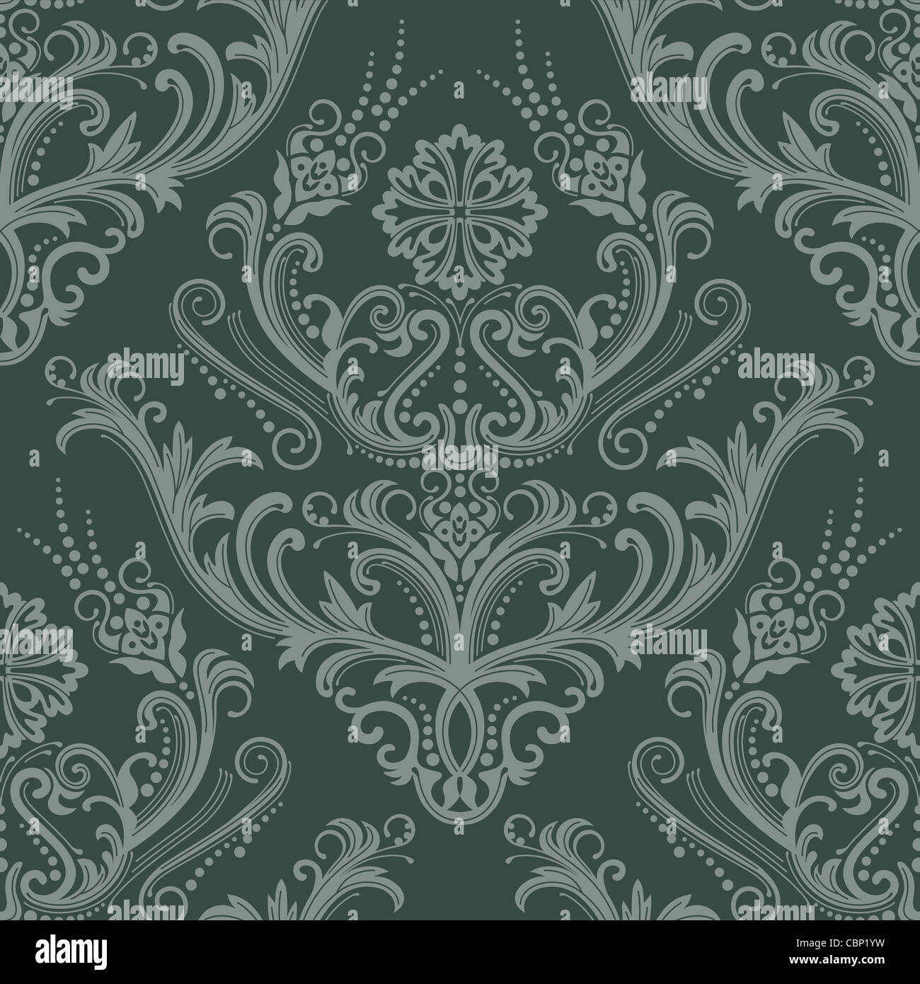 Download Classic Green Damask Pattern Wallpaper | Wallpapers.com