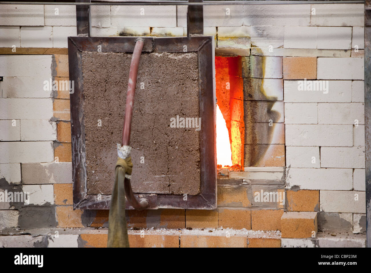 A glass kiln at the National Glass Centre in Sunderland, North East, UK