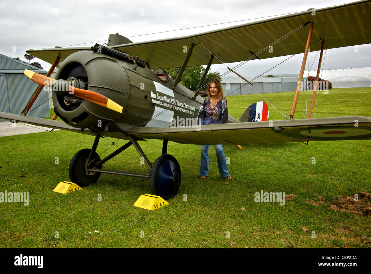 DeHavilland DH5 scout plane Hood Aviation Museum New Zealand