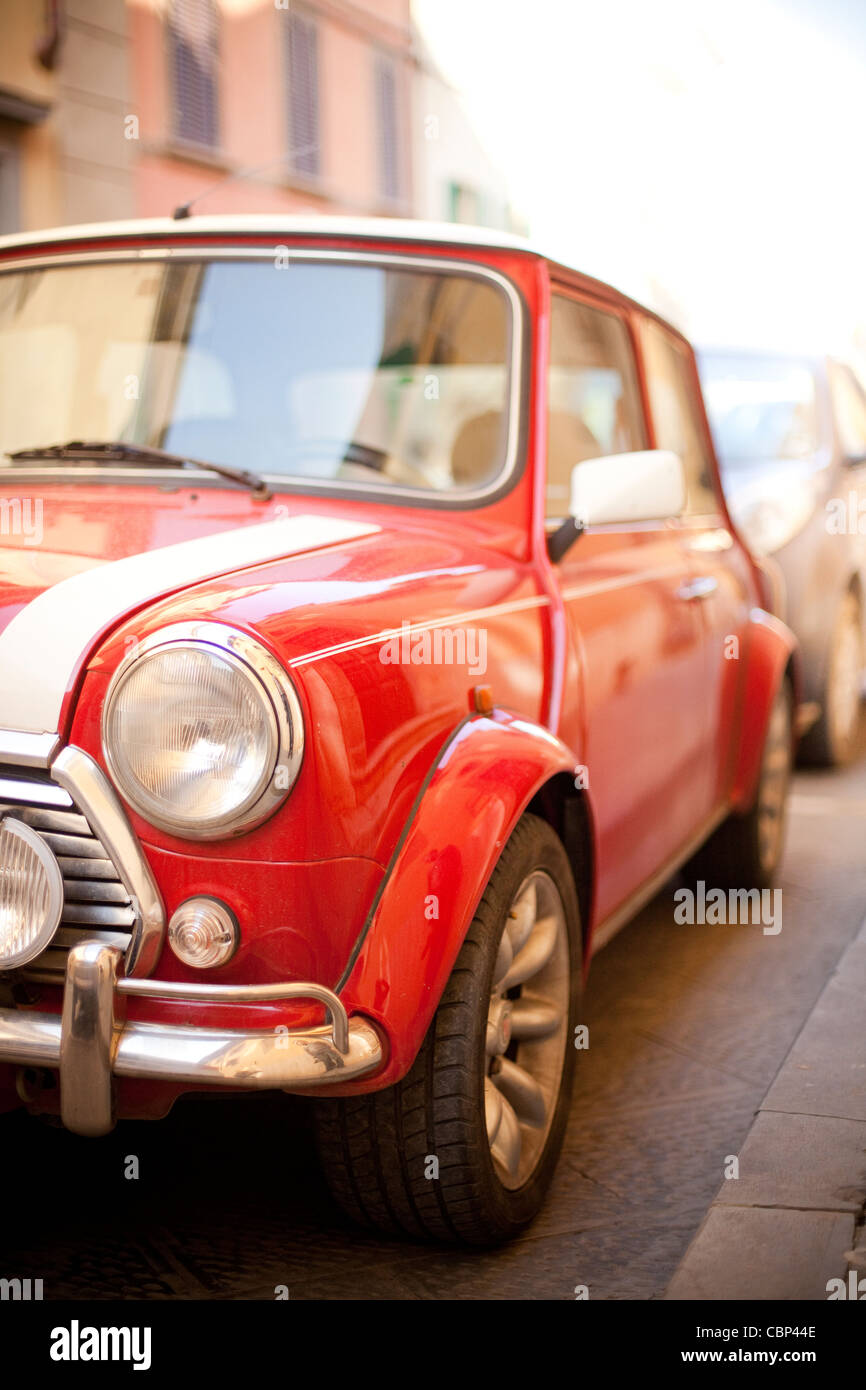 Mini Cooper Red Stripes High Resolution Stock Photography and Images
