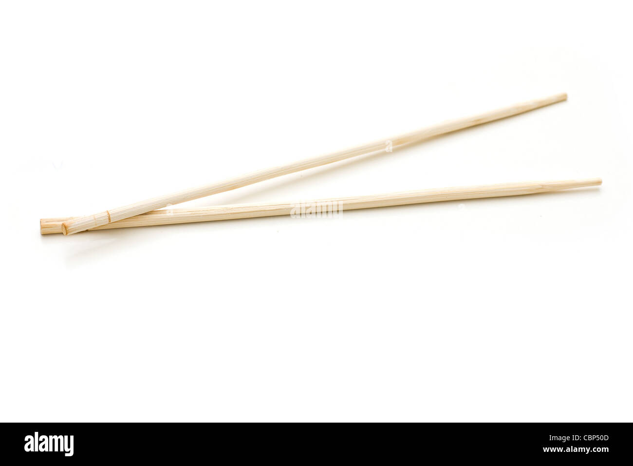 Chop sticks isolated on white Stock Photo Alamy