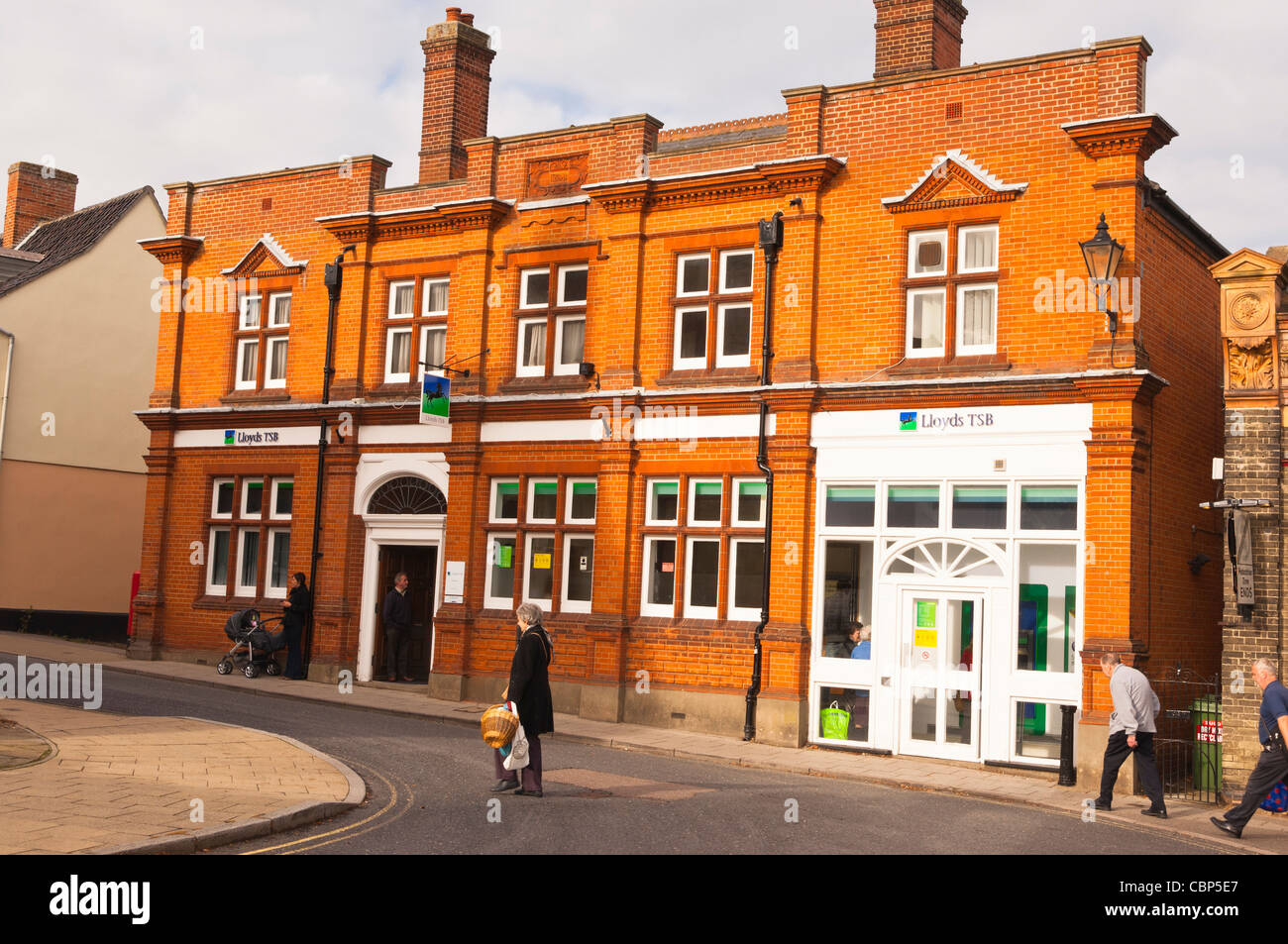 The Lloyds TSB bank in Halesworth , Suffolk , England , Britain , Uk