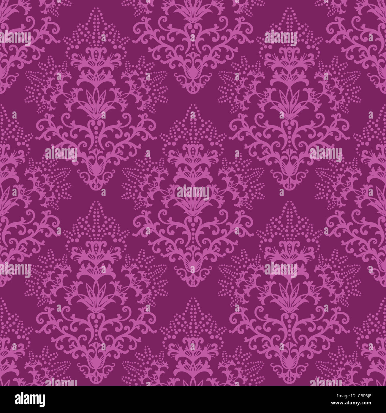 Seamless fuchsia pink floral wallpaper Stock Photo Alamy