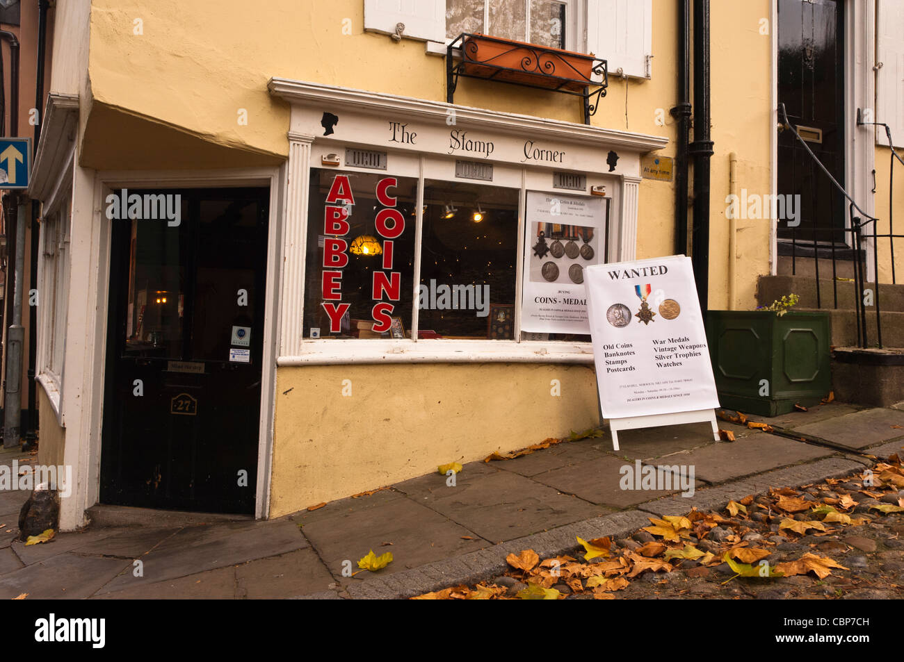 The Stamp Corner collecters shop store in Norwich , Norfolk , England