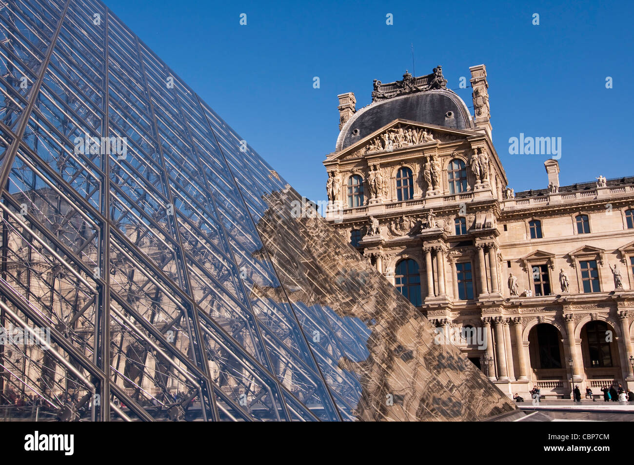 The Louvre museum - Paris (France) Stock Photo