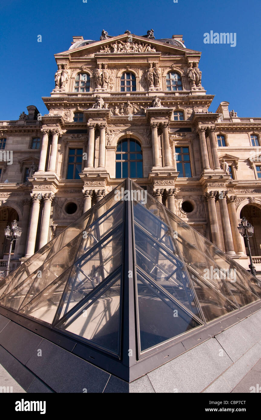 The Louvre museum - Paris (France) Stock Photo