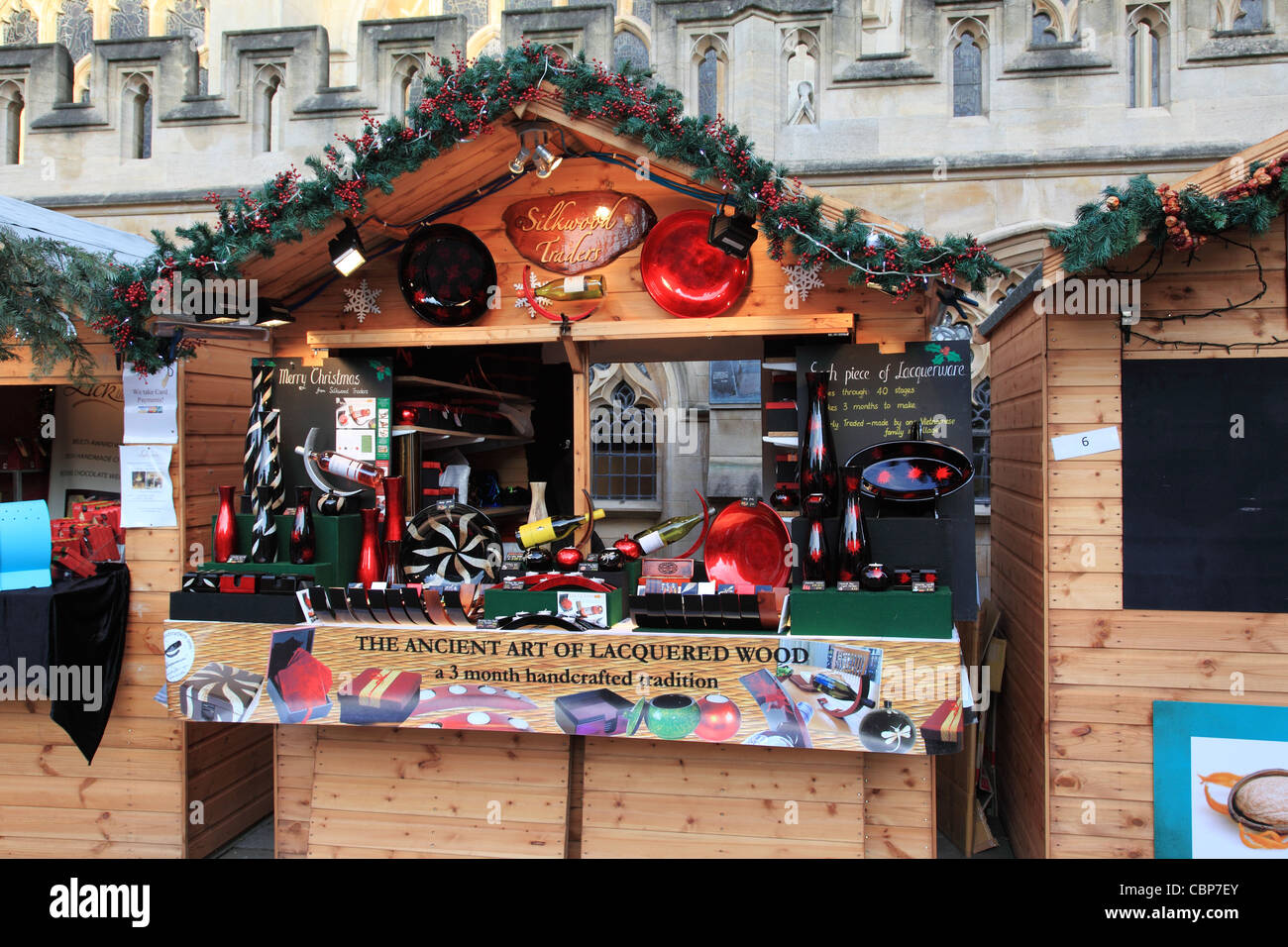 Bath Christmas Market, Bath, England Stock Photo