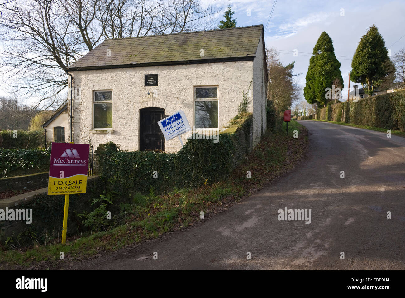 Former Zion Primitive Methodist Chapel dated 1832 disused and for sale