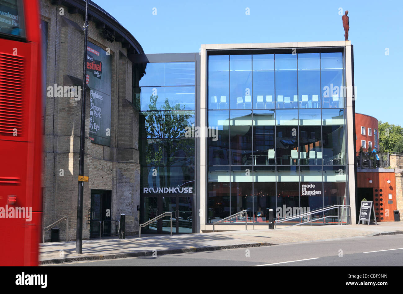 Camden Roundhouse, the trendy performing arts venue in Chalk Farm