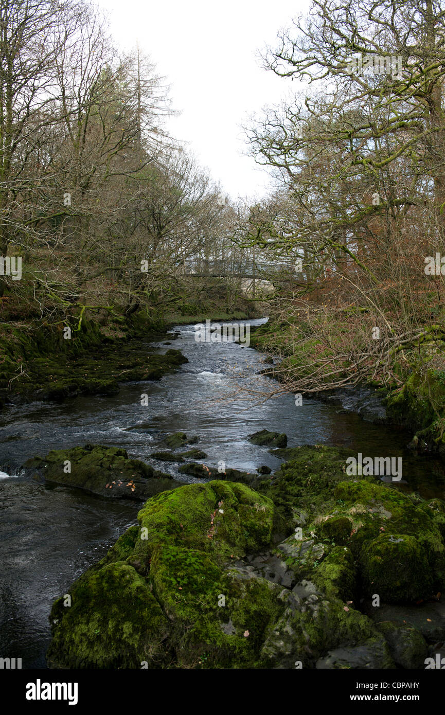 River Brathay, Skelwith Bridge, Lake District, Cumbria, UK Stock Photo