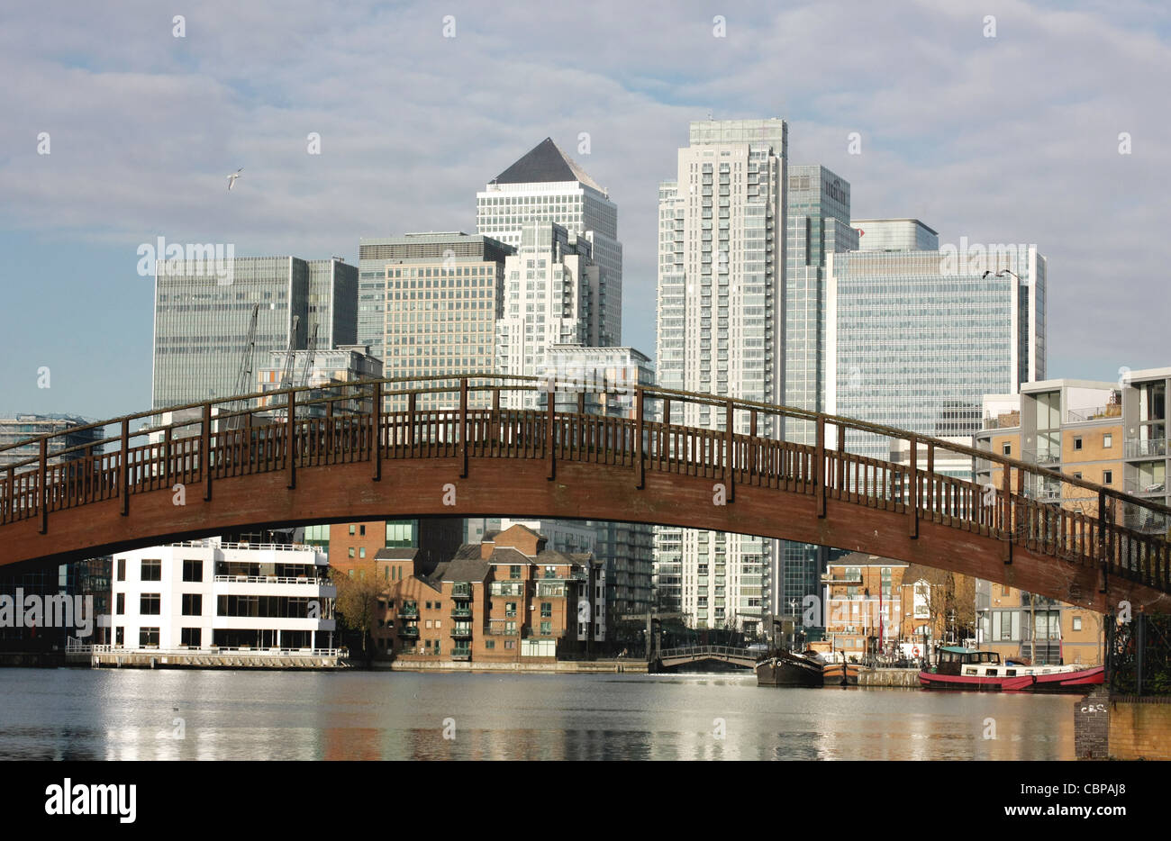 Docklands and Canary Wharf Stock Photo - Alamy