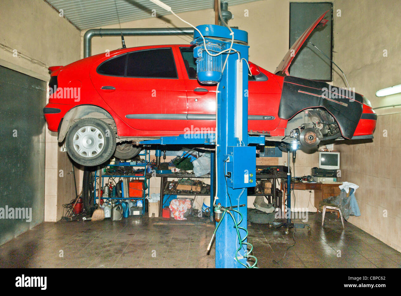 auto parts, auto repair shop, part of a car engine Stock Photo Alamy