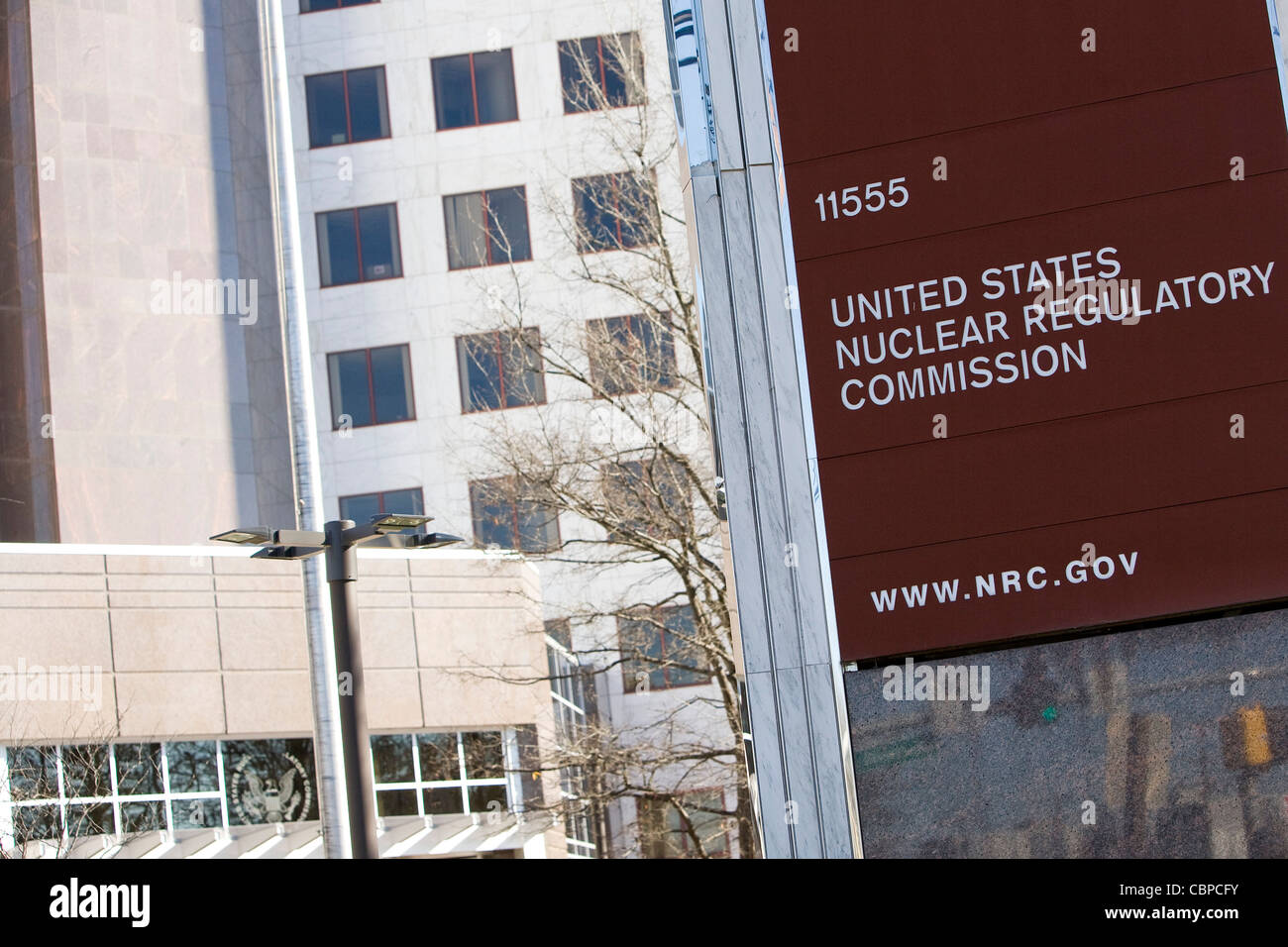 The United States Nuclear Regulatory Commission headquarters.  Stock Photo