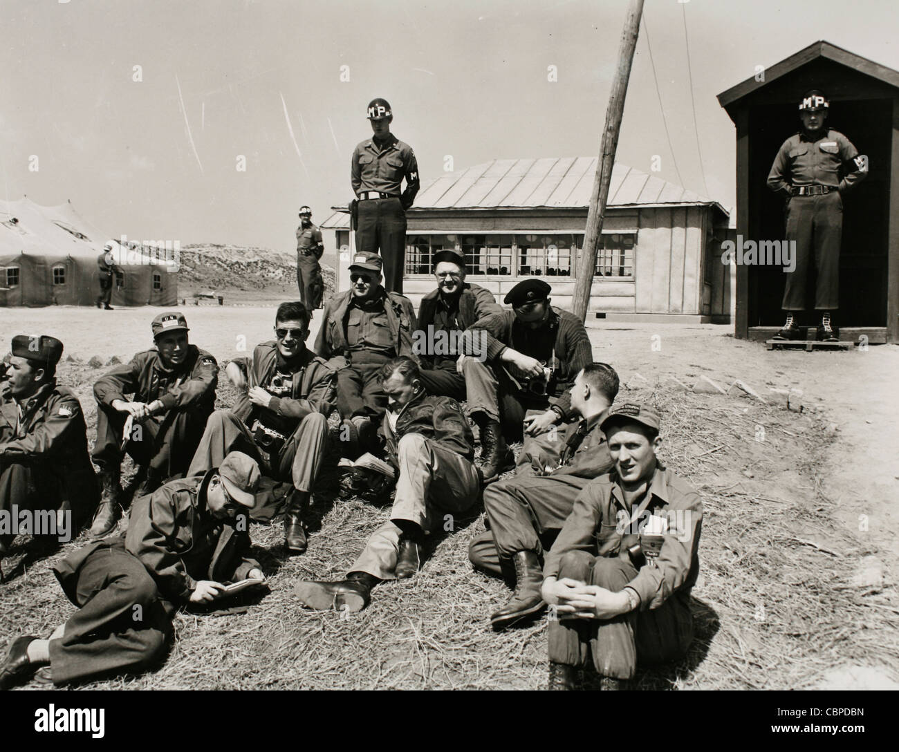 Korea, April 1953: Prisoner of War discussions at Panmunjon, Korea ...