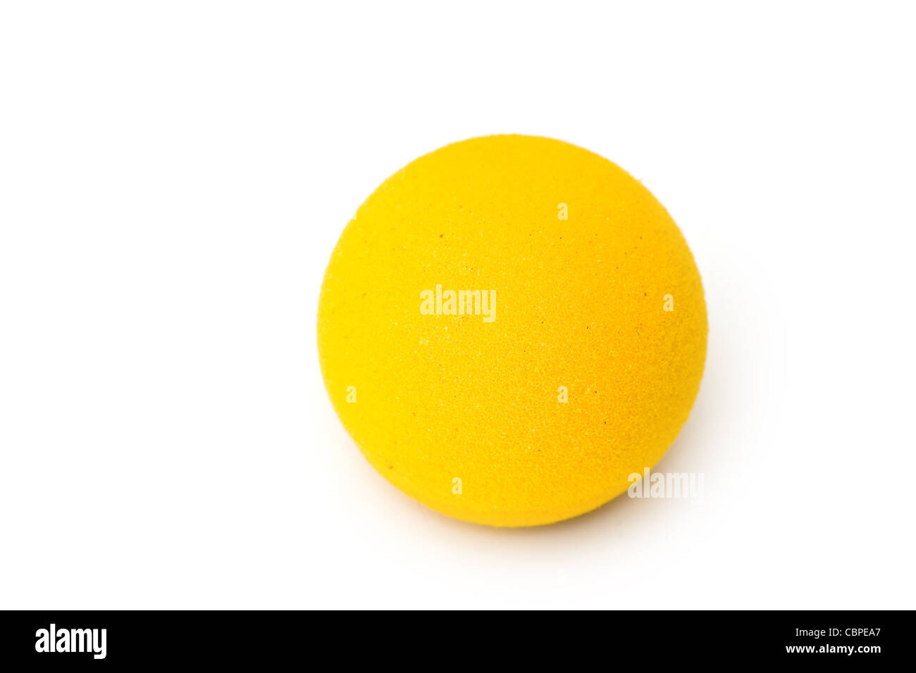 Yellow rubber ball Stock Photo Alamy