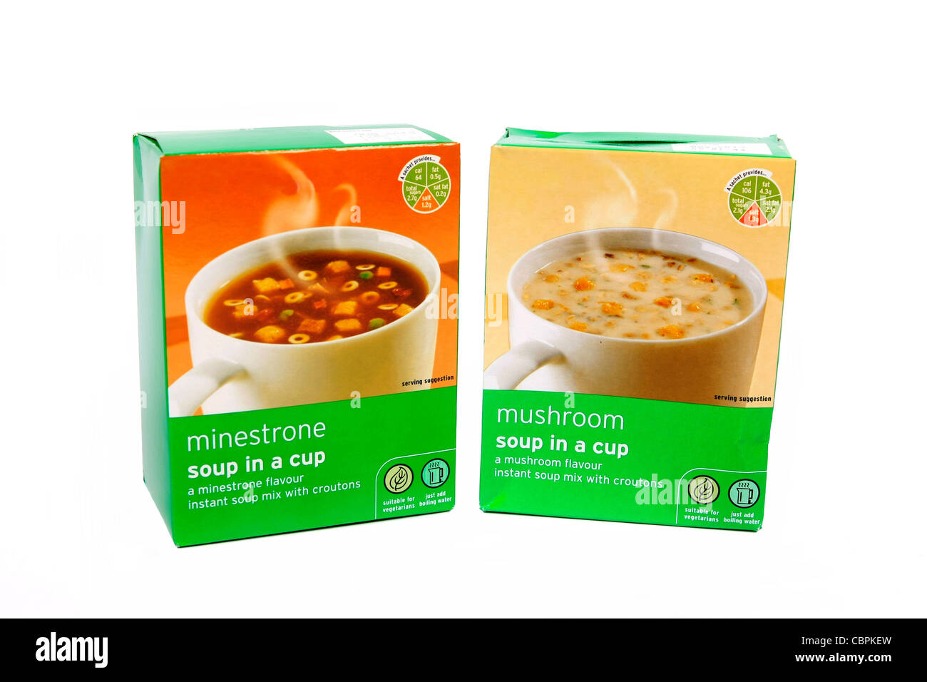 Regular Cuppa Soup on offer at a supermarket for families on normal incomes Stock Photo