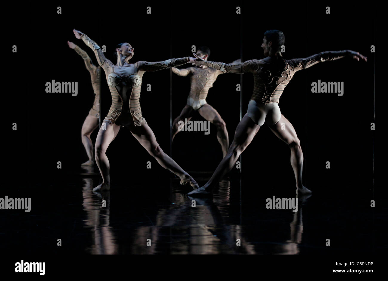 Magifique, Magifique - Choreography : Thierry MALANDIN - Music by Piotr Ilitch TCHAIKOVSKI - with the dancers of the Malandain Stock Photo