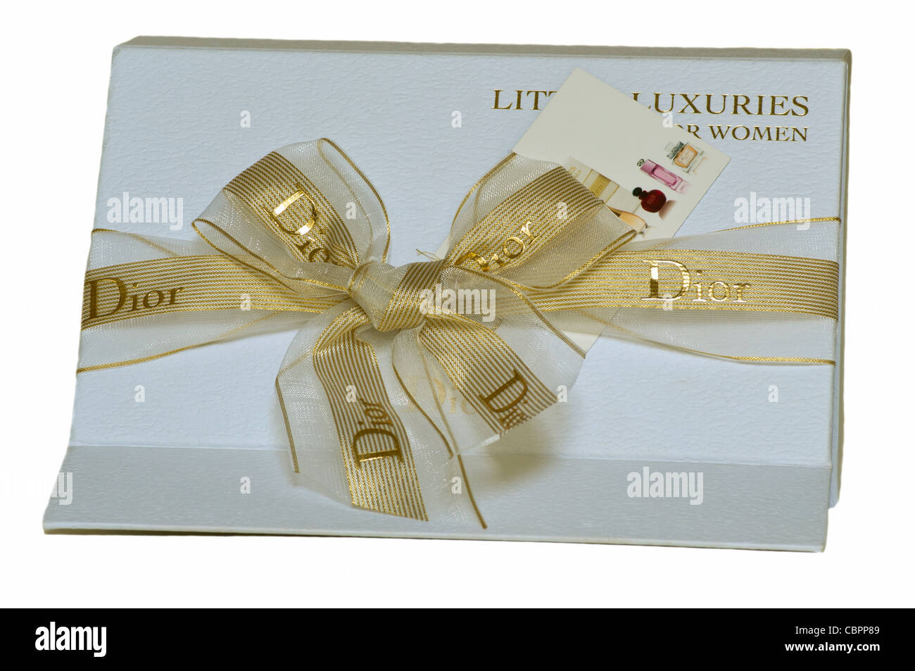 Dior Womens Perfume Gift Box Stock Photo