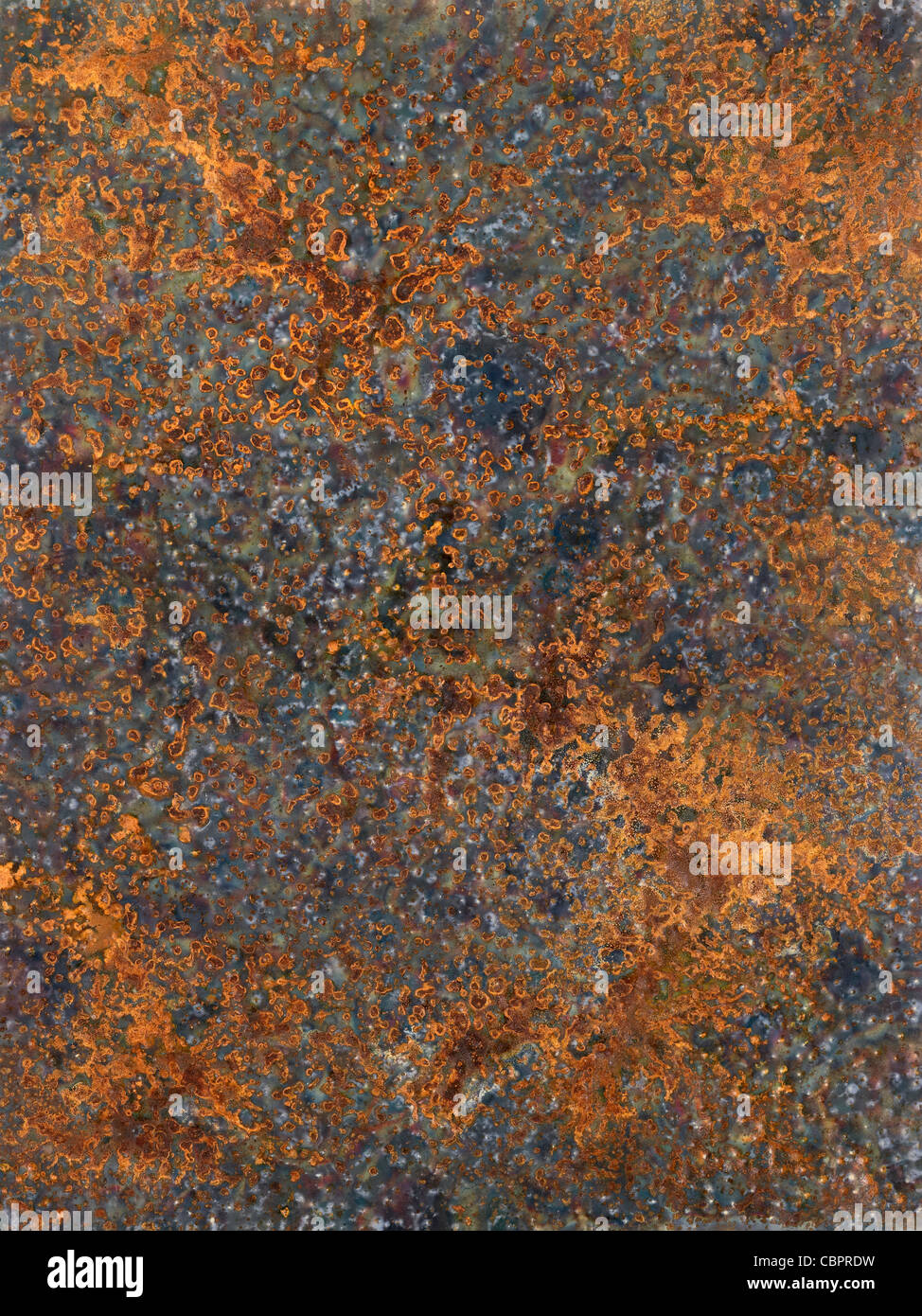full frame abstract background created by me, named 'Corrosion' Stock Photo
