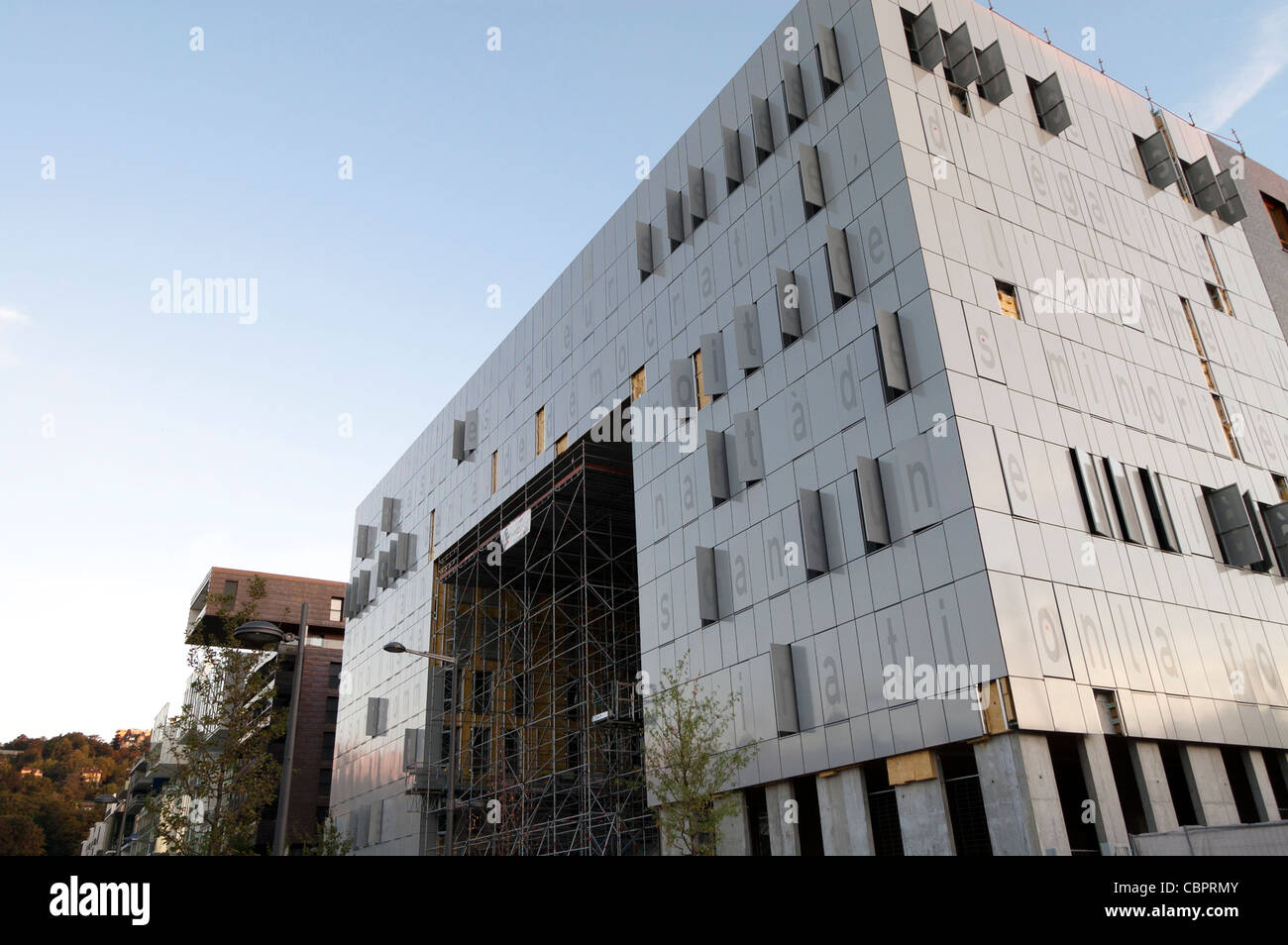 Urban plan Lyon France