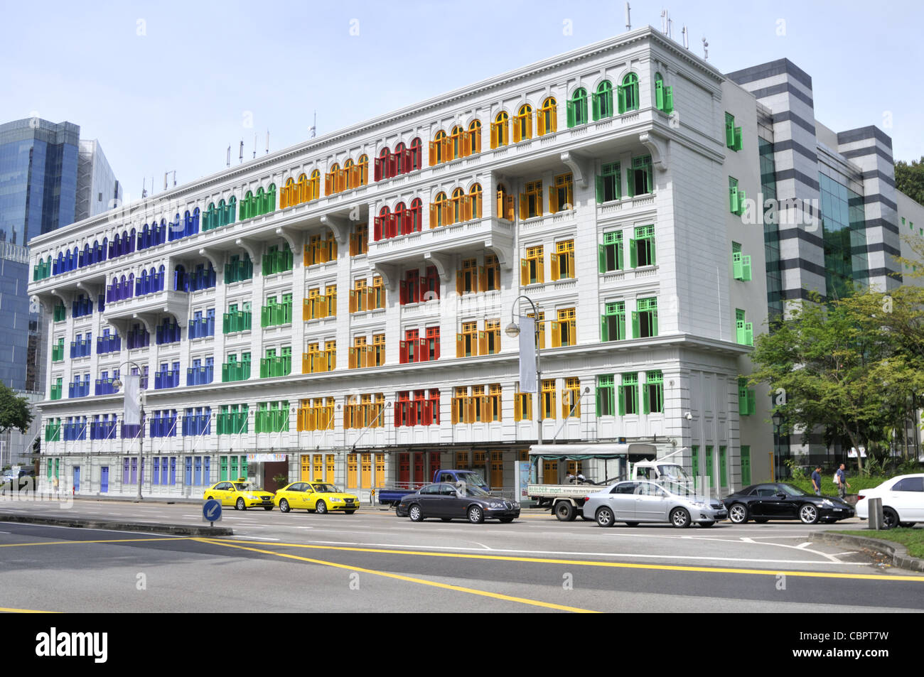 The MICA Building, a Singapore national monument is the headquarters of